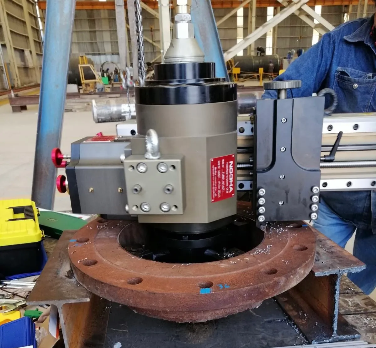 flange facing machine