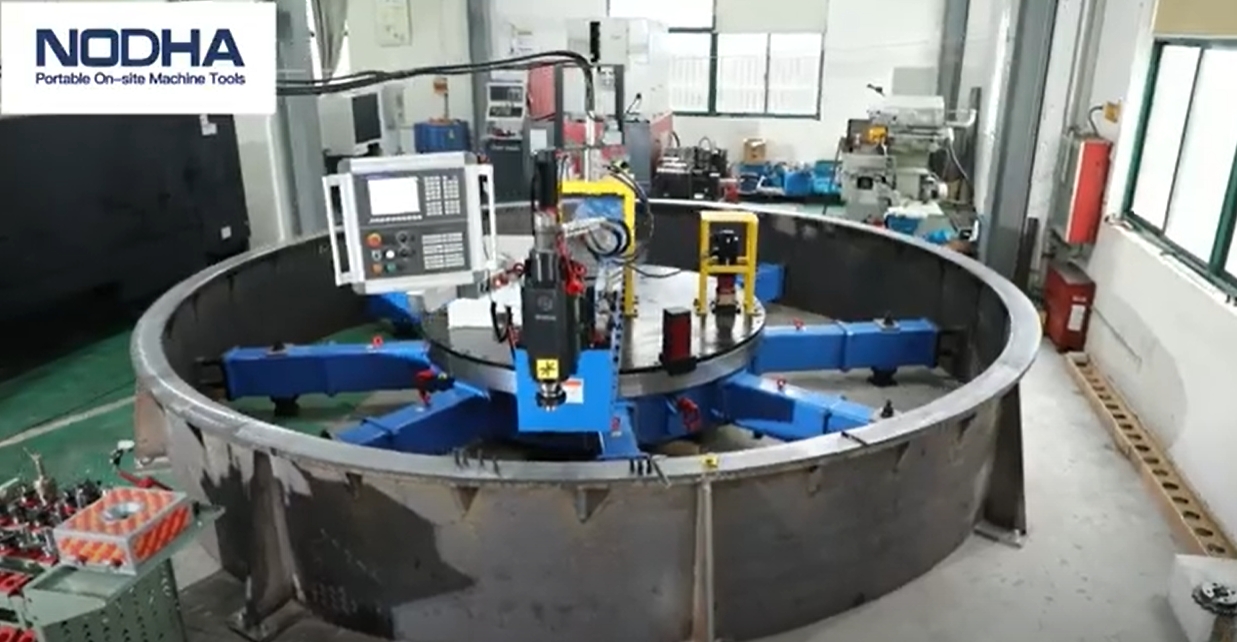 8M in situ Flange Milling Machine