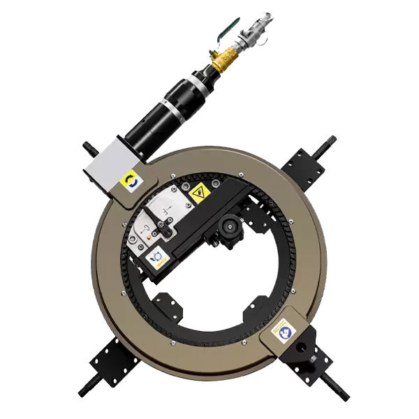 Flange facing machine safety operation guide