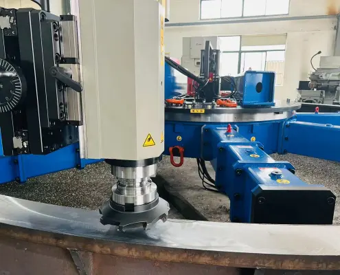 Commissioning: 6100mm Flange milling Machine