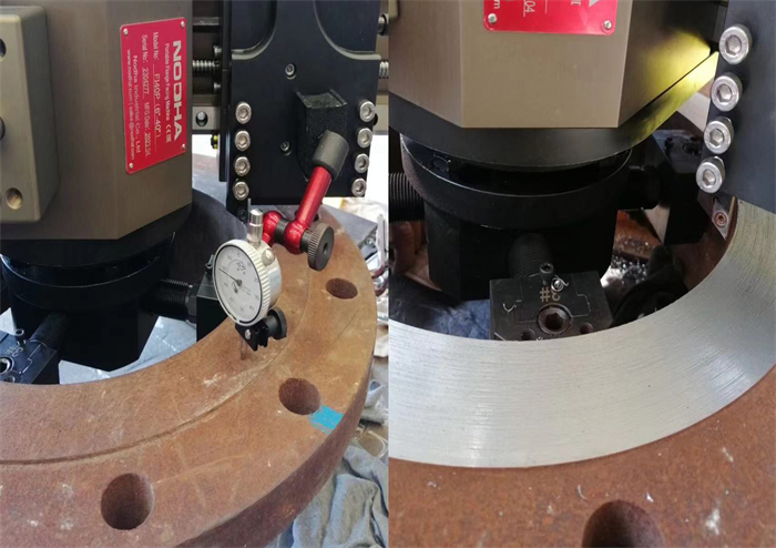 How to improve the machining accuracy of flange facing machine?